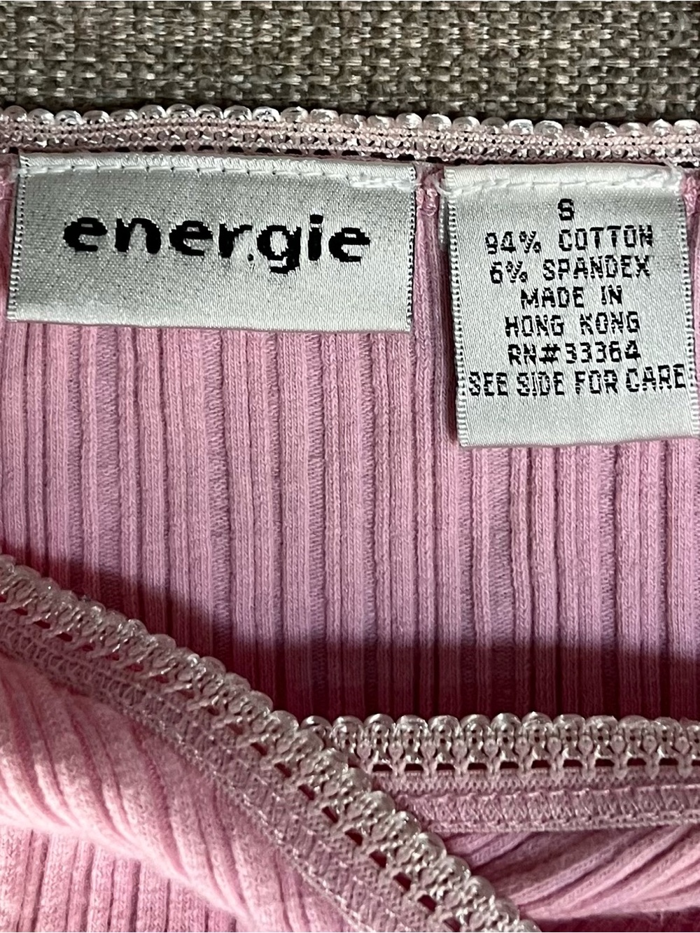 Energie Ribbed Cami - Picture 4 of 4
